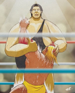 Andre the Giant Vs. Hulk Hogan in 