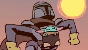 Animated Video Imagines The Plot of THE MANDALORIAN Based Only on What Friends Posted on Twitter About The Series