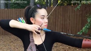 Artemis Announces She Wants to Play Kate Bishop for HAWKEYE with Impressive Archery Video
