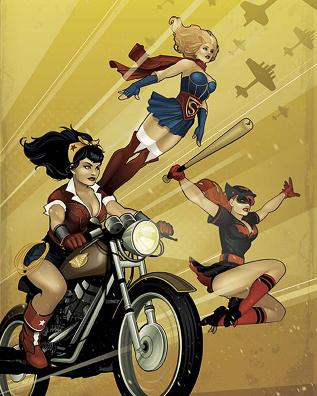 August is Bombshells Month at DC Comics.