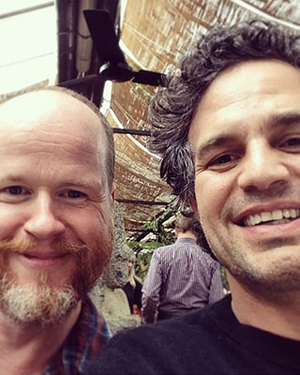 AVENGERS: AGE OF ULTRON — Mark Ruffalo and Joss Whedon