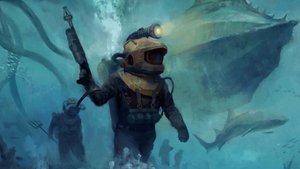 Awesome Poster Art For 20,000 LEAGUES UNDER THE SEA Created By Artist Karl Fitzgerald