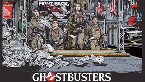 Awesome Poster Art For GHOSTBUSTERS Created by Ken Taylor and Stay Puft Marshmallow Man Tiki Mugs