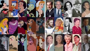 Awesome Video Showcases Iconic Disney Voice Actors Performing Next To Their Animated Characters