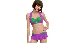 Awesomely Adorable Joker-Inspired Swimsuit