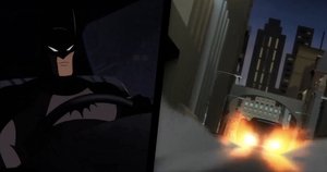 BATMAN: CAPED CRUSADER Clip Features Batman Racing Through the Streets of Gotham in His Batmobile