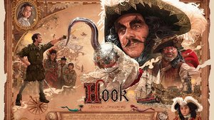 Beautiful Poster Art For Steven Spielberg's HOOK Created By Artist Ruiz Burgos