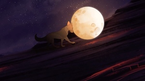 Beautifully Animated Short Follows a Wolf Who Travels with the Moon