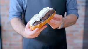 Binging with Babish Shows Us How to Make The Death By Chocolate Eclair From THE SIMPSONS