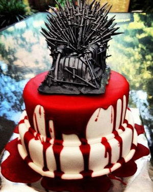 Blood-Drenched GAME OF THRONES Wedding Cake