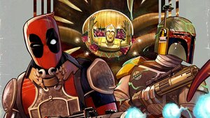 Boba Fett and Deadpool Team Up in CONTRA Inspired MERCS NES Box Art 