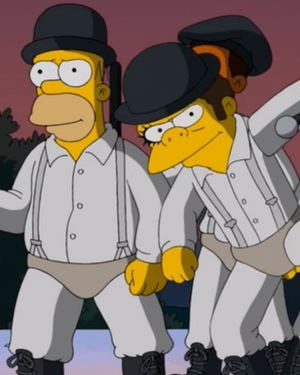 Brilliantly Funny A CLOCKWORK ORANGE Parody from THE SIMPSONS