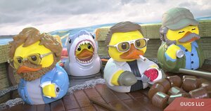 Bring the Joy of JAWS to Your Bath with New TUBBZ Rubber Ducks