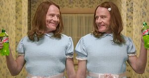 Bryan Cranston Stars in a Creepy New SHINING-Themed Mountain Dew Commercial as The Grady Twins 