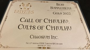 CALL OF CTHULHU Wins Big At 2022 ENNIES