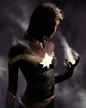 Captain Marvel Fan Art by Dave Seguin