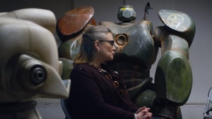 Carrie Fisher Leads a Support Group for Robots in 