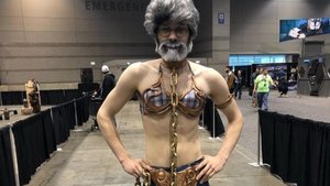 Celebrate STAR WARS Day With This Hilarious Slave Leia George Lucas Cosplay