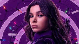 Character Posters for Disney's HAWKEYE Series Features Hawkeye, Kate Bishop, and Lucky