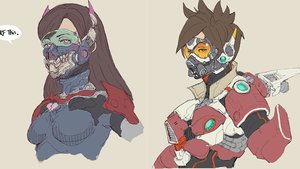 Characters From OVERWATCH Get a Crazy Cool Cyberpunk Art Series