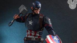 Check Out Hot Toys' Ultimate AVENGERS: ENDGAME Captain America Action Figure with Mjolnir