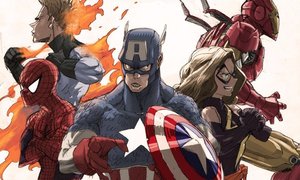 Check Out Marvel Fan Art from the Creator of MY HERO ACADEMIA
