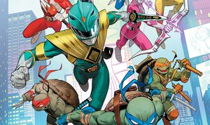 Check Out the First Preview for MIGHTY MORPHIN POWER RANGERS/TEENAGE MUTANT NINJA TURTLES #1