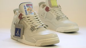Check Out These Custom Made $1,350 Game Boy-Themed Air Jordans