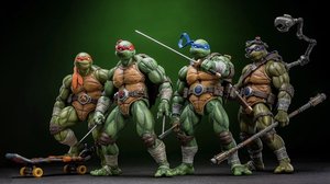 Check Out These New TEENAGE MUTANT NINJA TURTLES 1/12 Scale Action Figures