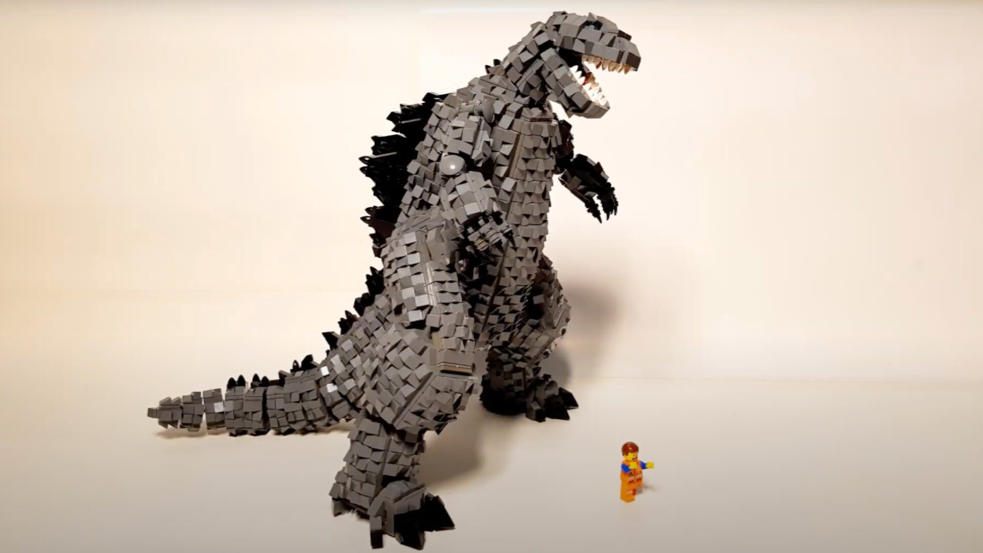 godzilla made out of legos