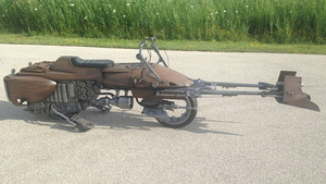 Check Out This Rad STAR WARS Speeder Bike Motorcycle