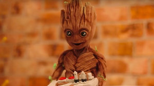 Check Out This Ridiculously Detailed Baby Groot Chocolate Sculpture