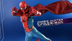 Check Out This Zombie Hunter Spider-Man WHAT IF...? Action Figure From Hot Toys!