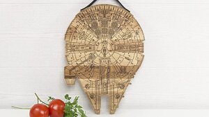 Chop it Chewy! Check Out This Millennium Falcon Cutting Board