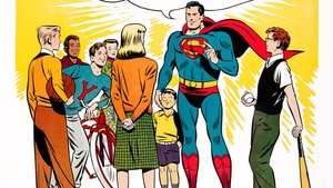 Classic 1950's Era Poster of Superman Teaching Diversity to Kids Gets Digitally Restored