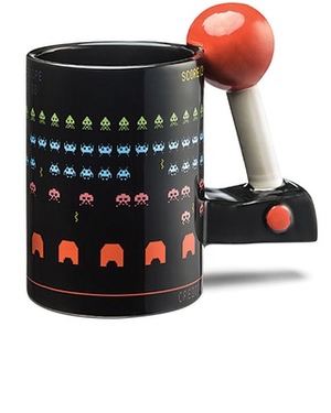 Classic Arcade Style Mug with Joystick Handle