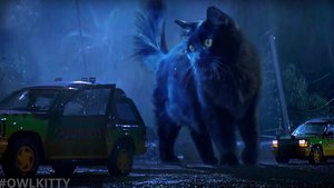 Classic JURASSIC PARK Scene Now Features a Giant Cat Instead of a T-Rex