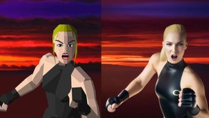 Classic VIRTUA FIGHTER Video Game Polygonal Characters Get a Realistic Makeover with AI