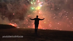 Colin Furze Detonates 5000 Fireworks Simultaneously Because That's What He Does