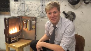 Colin Furze Has Made A Suitcase Fireplace, Because The World Needs That