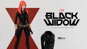 Cool 1/6th Scale Stylized BLACK WIDOW Action Figure From Ashely Wood