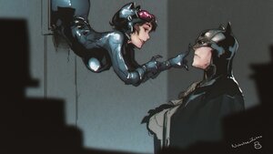 Cool Batman, Catwoman, Harley Quinn, and Batgirl Character Art From Artist Nabetse Zitro