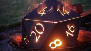 Cool DUNGEONS & DRAGONS D20 Firepit Will Be a Critical Hit For Fans