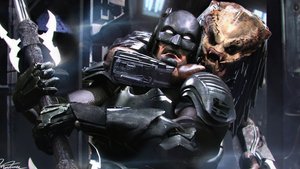 Cool Fan Art Shows Batman and The Predator Locked in Battle