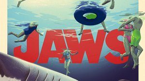 Cool JAWS Poster Art Shows the Ocean From the Shark's Point of View