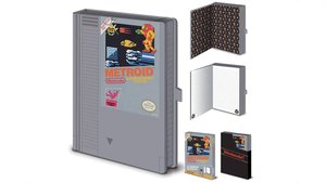 Cool NES Cartridge Notebooks For METROID and SUPER MARIO BROS.