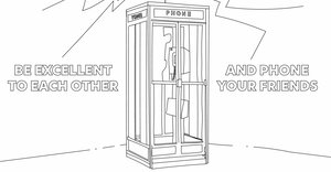 Cool New Trio of BILL & TED FACE THE MUSIC Themed Coloring Pages