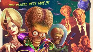 Cool Poster Art For MARS ATTACKS! Created By Artist Aurelio Lorenzo