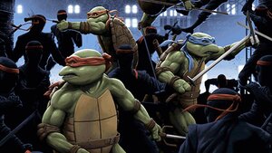 Cool Poster Art For The Original TEENAGE MUTANT NINJA TURTLES Movie Created By Florey