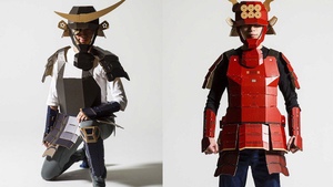 Cool Samurai Armor Made Out of Cardboard